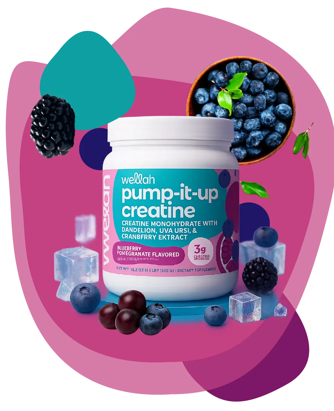 Creatina Pumitup||Tu impulso diario para glúteos firmes y energía total